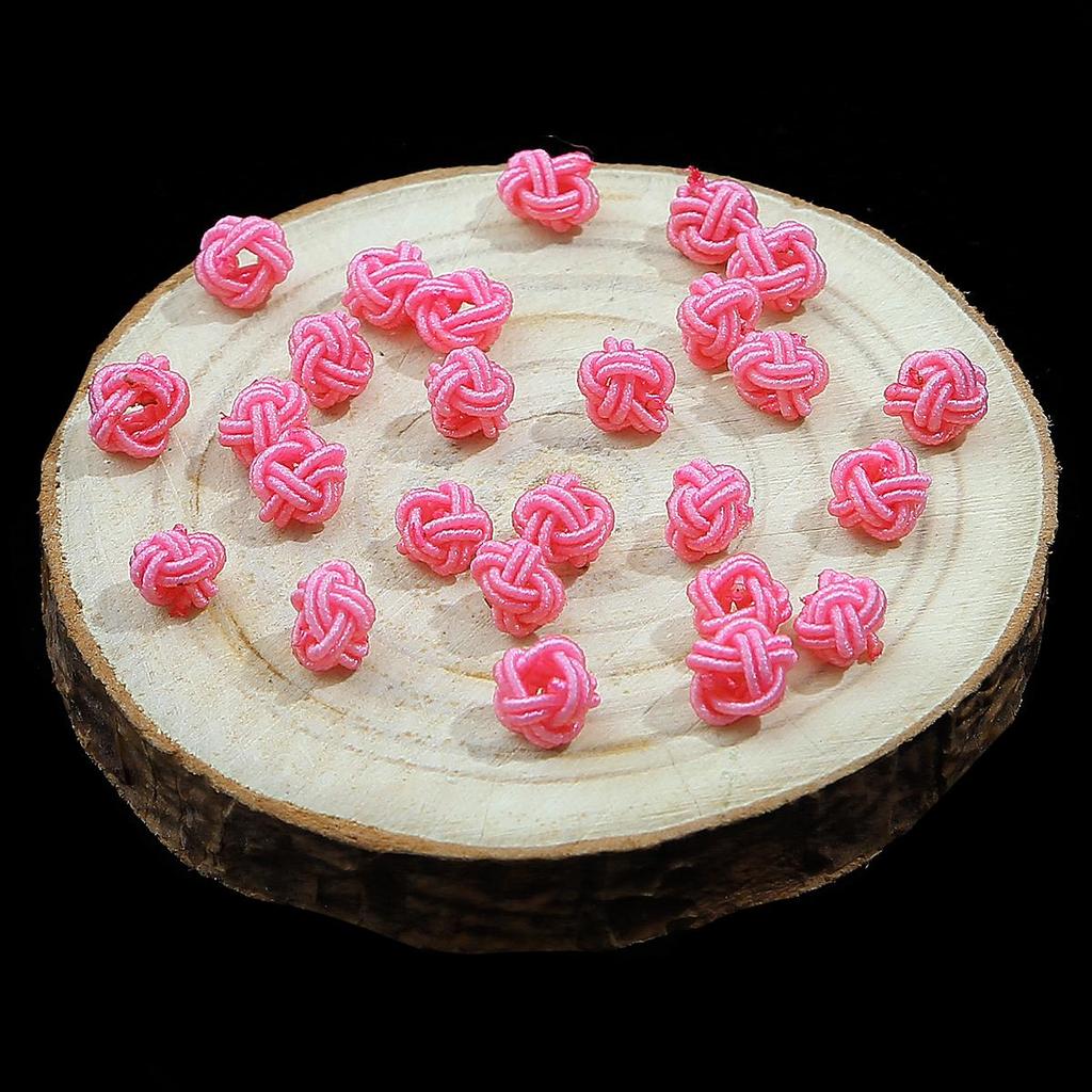 10st färgglada distansknut gör-det-själv-halsband armband rep distanshållare Flätad spole Rep Kedjeände Spänne Smycketillbehör Hitta