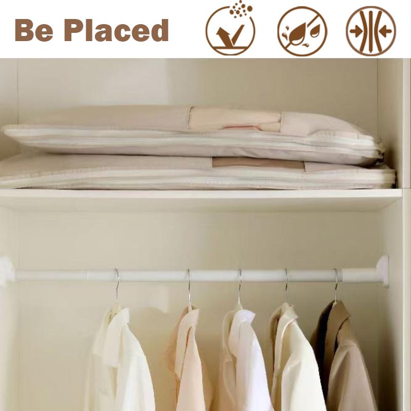 Clothing Compression Storage Bag Dust Hanging Organizer Bag Wardrobe Organizer Down Jacket Overcoat Suit Storage Bags Save Space