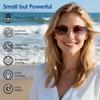 AI Smart Bluetooth Frameless Sunglasses with UV Protection and Photochromic Lenses, for Music and Calls