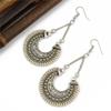 Tibetan Jewelry Vintage Drop Earrings Handmade U Shape Dangle Earrings for Women Brincos Fashion Ethnic Earrings