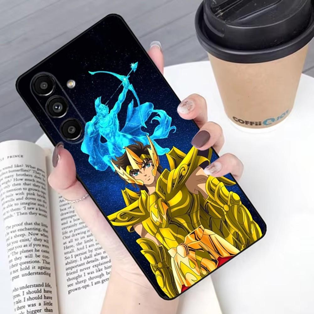 S-Saint S-Seiya Phone Case For Samsung S 25,24,21,22,23,30,20,Ultra,Plus,Fe,Lite,Note,10,9,5G Black Soft