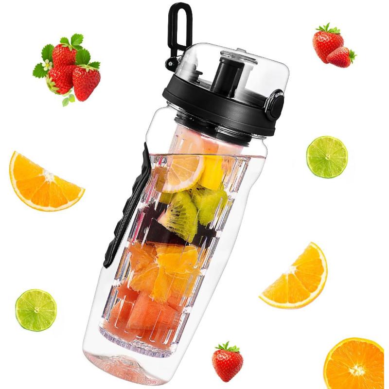 Fitness-Wasserflasche 1l Tritan Auslaufsicher Sportgetränkeflasche Für Zuhause Und Sport