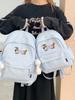 Double River Girl School Backpack With Nylon Material For Students And Casual Use