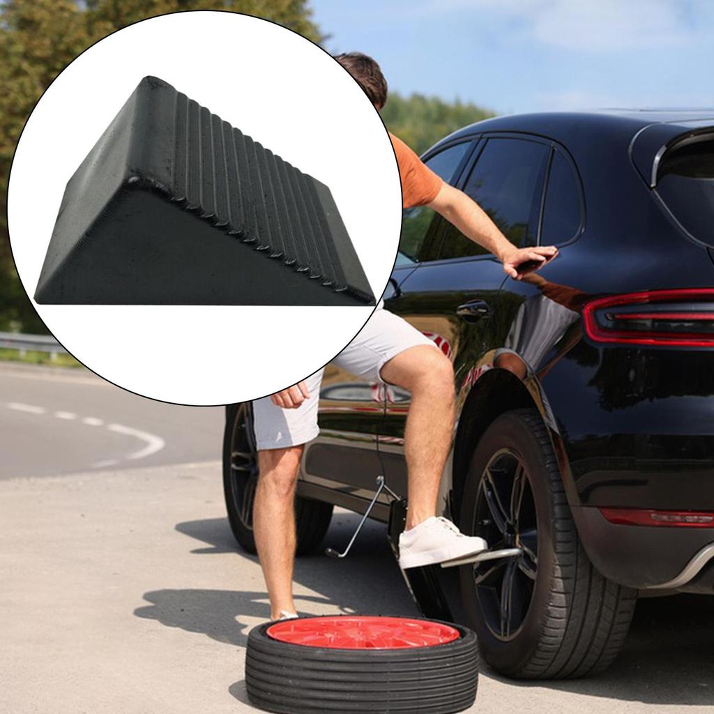 1 Stück Reifenschlupfstopper Radkeil Langlebig Sicheres Positionierungspad für Autos Motorräder Lastwagen Wohnwagen Anhänger Fahrzeugrad