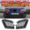 2pcs Honeycomb Front Upper Bumper-Hood Kidney Grille Radiator Grill -Grilles Suitable for  9182921 Lightweight