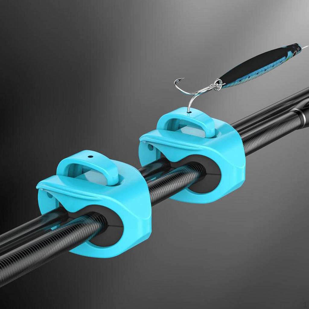 2 Fishing Rod Clamps, Beach Holders, Practical And Portable Clamps.