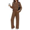 Plus Size Women's Fashion Long Sleeve Long Pants Set Casual Two-Piece Suit New Autumn Collection Comfortable Sets