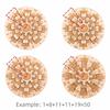 Classic Number Wooden Puzzle Round Turntable Brain Teaser Toy Number Puzzle  Children Learning