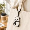 PU Leather Panda Pendant Lanyard Ornaments Bag Hanging Charms Trendy Panda Keychain  Men