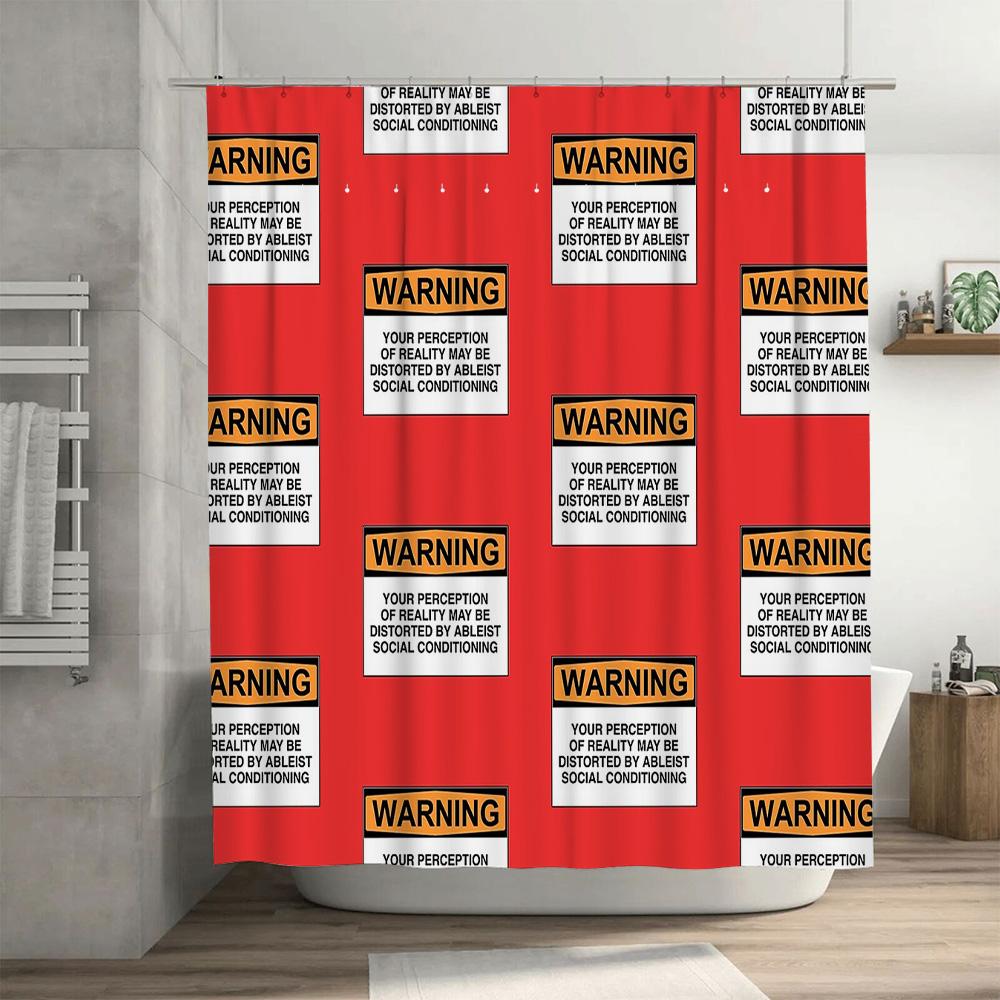 Shower Curtain Waterproof Modern Abstract Pattern Bathroom Decor Fabric Liner Vintage Farmhouse Coastal Style Home Textile