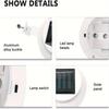 1-6 Pack Solar Lights,Porch Lamp,Wall Lights,Gutter Lights,High-Brightness LED,Auto-Charge,Waterproof,Porch,Path,Fence,Outdoor