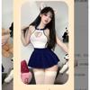 New Sex Underwear Sexy Super Short Backless Pure Desire Senior Sister Student Uniform Temptation Role-playing Set F710