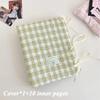 Sweet Bowknot Plush Photo Album Cute Plaid Design Kpop Photocard Binder for Girls 80 Pockets Photocard Book Wholesales 2025 New