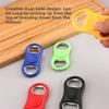 Portable Bottle Opener with Pressure Relief Function for Opening Cans. Dual-head Beer Opener with Rotatable Fingertip Design.