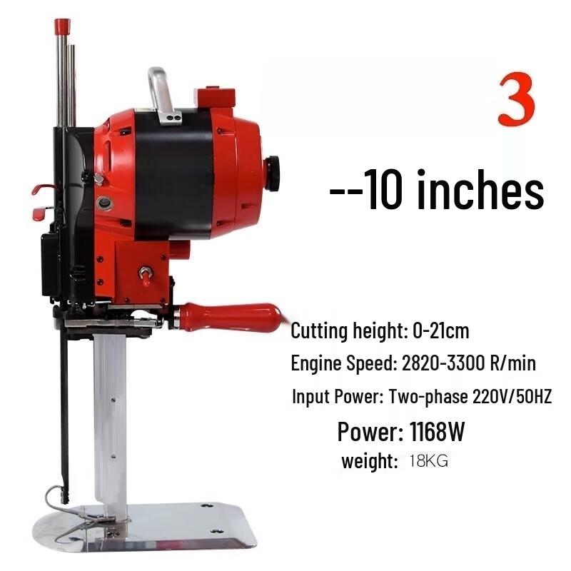

Kedehe K3 10-inch Electric Fabric Cutter CN plug (adapter included)