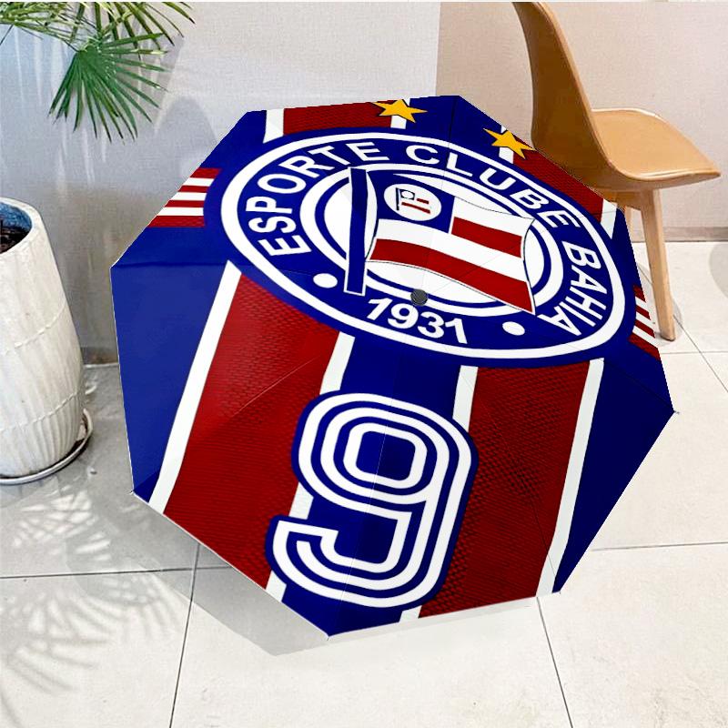 Fc Crest Design Printed Automatic Umbrella, 8-Frame for Travel, camping, Casual Umbrella, Essential Gift for for family and friends