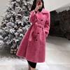 Windjacke Trend Wild Woolen Mantel Frühling und Herbst Große Größe Frau Kleidung Langarm