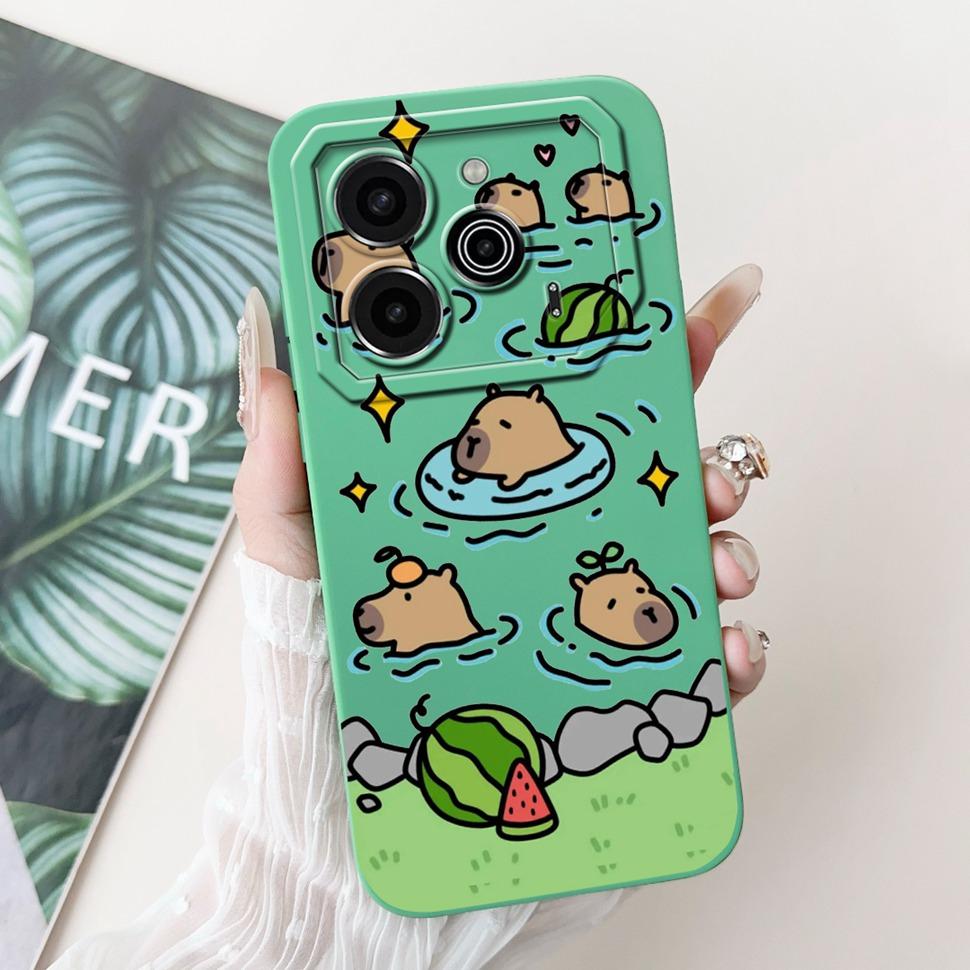 Phone Shell For Tecno Pova 6 Pro 5G Case LI9 Cute Animals Cases Soft Silicone TPU For Pova 6 Pova6 Pro Protector Cover 6.78"