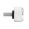 Harley Seat Bolt-Qiilu Seat Protective Mounting Mount Bolt Screw Cap for Harley Davidson 1996 & Late (Silver)