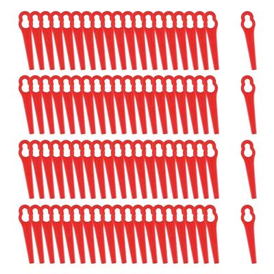 20/60/100 SZT Plastikowe Ostrza Podkaszarki Wytrzymałe Ostrza Kosiarki Trawnikowej Zamienne Ostrze Trymera do Trawy Akcesoria do Narzędzi Ogrodowych