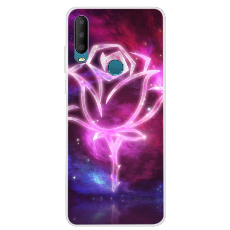 Cover Portafoglio Con Fiore Rosa Per Alcatel 1 5033D (5 Pollici) - Custodia In Pelle PU Con Supporto E Slot Per Schede - Protezione Antiurto