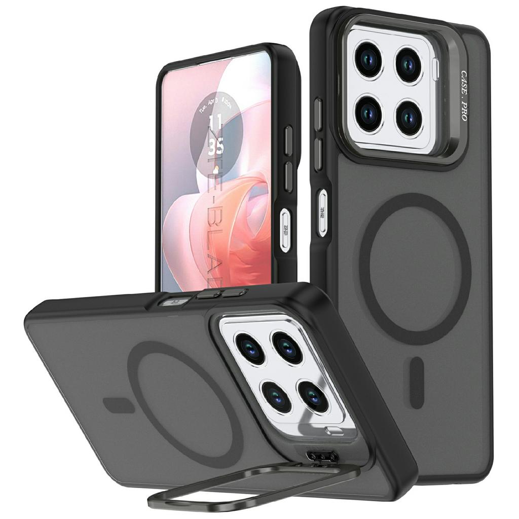 Для ZTE Blade A56 Магнітний чохол Складана підставка Матовий ПК + ТПУ Чохол для телефону