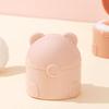 Bear Shape Empty Box Baby Powder Sub-Bottling Storage Box Empty Container Multifunctional Empty Powder Puff Boxes For Child