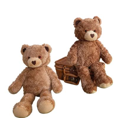 Schattige Hartvormige Teddybeer Pluche Speelgoed Begeleidende Slaapbeer Speelgoed Valentijnsdag Cadeau Kerst Verjaardag Cadeaus Woondecoratie