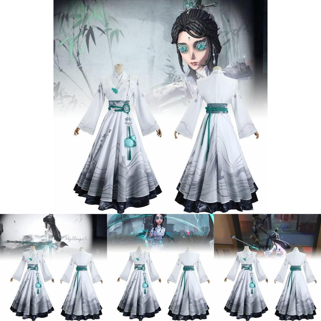 Elegant Vintage Inspired Identity V Antique Merchant Cosplay Outfit With Premium Polyester Materials