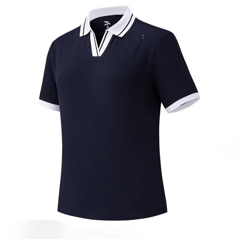 ANTA Women s V-Neck Short Sleeve Polo Shirt L