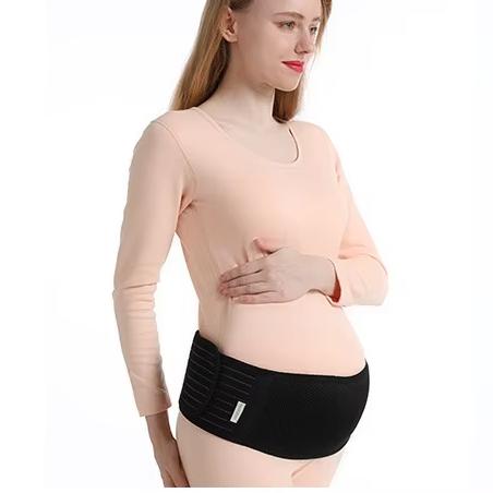 Cotton Gauze Seamless Breathable Pregnancy Waist Trimmer Adjustable Custom Support Belt