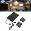 Solar Powered Dual Fan Kit 75W 3000 To 4000RPM IPX7 Waterproofing Solar Exhaust Cooling Ventilation Fan for Pet House