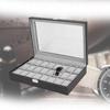 24 Black Watch Storage Box Case Bracelet Bangle Jewelry Display Collection Tray