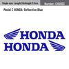 Honda Wings Motorcycle Decals - Girly Cute Laser-Modified Stickers for Electric Bikes