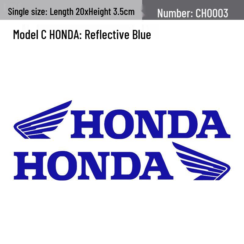 Honda Wings Motorcycle Decals - Girly Cute Laser-Modified Stickers for Electric Bikes