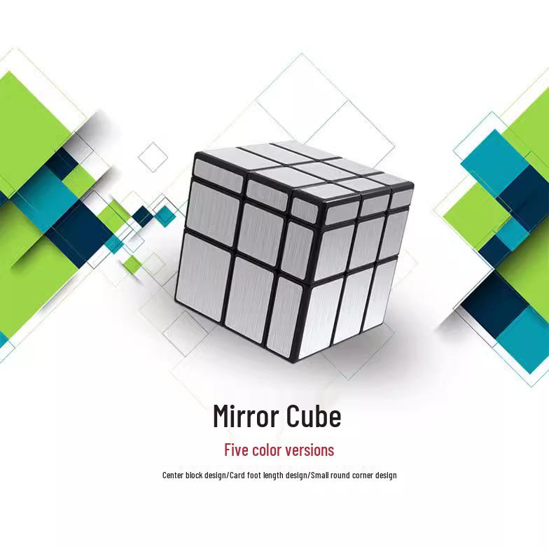 Qiyi 3x3 Mirror Cube - Brushed Solid Color, Irregular Shaped Puzzle