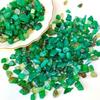 Natural Green Agate Crystal Slice for Jewelry Making, Wish Bottles, Garden Decor, Potted Plants, Aquarium, and Home Decoration.