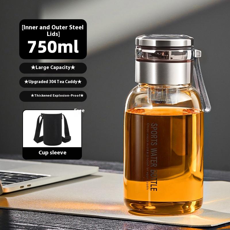 

Стеклянная чашка Gianxi Большой емкости Чайная чашка Специально разработана для заваривания чая 2025 Новая Защита от ожогов Разделение чая Стеклянная чашка 750-2000ml