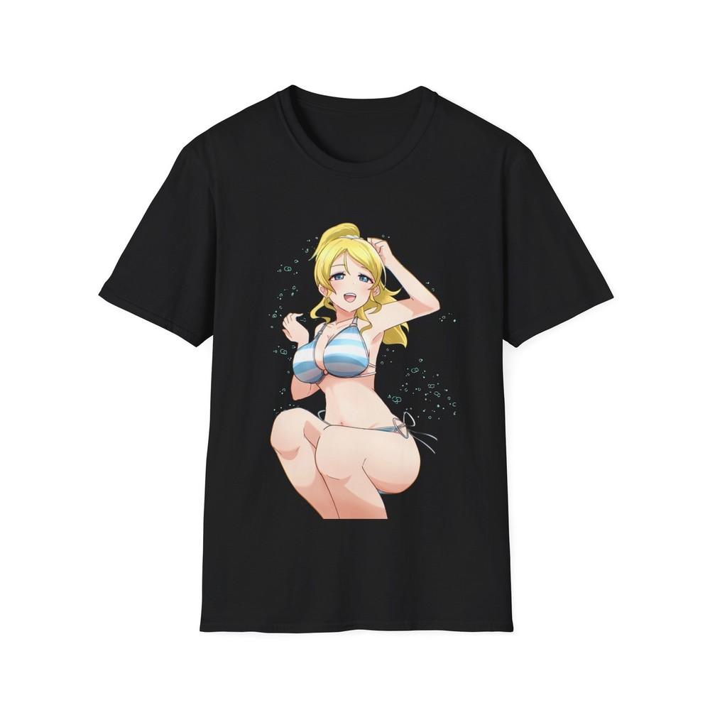 

Ayase Eli Love Live Fun Summer Vibes T-Shirt, Cute Beachwear Tee, 2XL