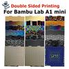184x184mm Voor Bambu Lab A1 Mini Bouwplaat Gestructureerd PEI Vel PEO PET Koolstofvezel Veerstaal Plaat voor Bambulab A1Mini