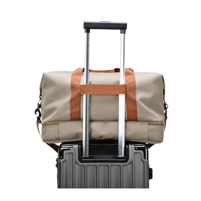 Unisex Canvas Reistas met Grote Capaciteit voor Korte Reizen - Lichtgewicht, Duurzame Sport- en Bagagetas