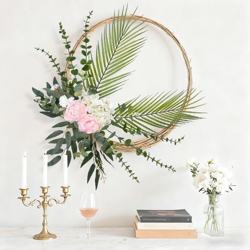Cross-Border Artificial Flower Garland Home Decoration Wedding Birthday Party Wedding Hotel Scene Decoration Hanging Ornaments