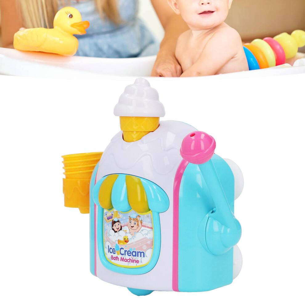 Kids Bubble Machine DIY Ice Cream Shape Foam