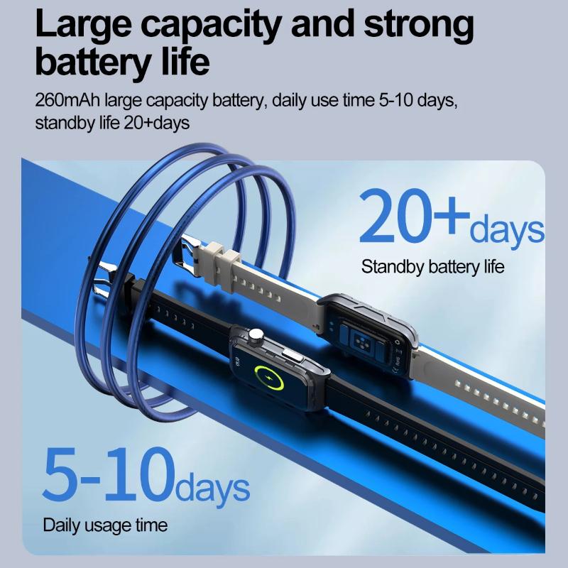 2025 Νέο Έξυπνο Ρολόι Μικροφυσικής Εξέτασης με Θεραπεία Παλμών Άνδρες ΗΚΓ+PPG Οξυγόνο Αίματος Λίπος Αίματος Αρτηριακή Πίεση Βραχιόλι Υγείας