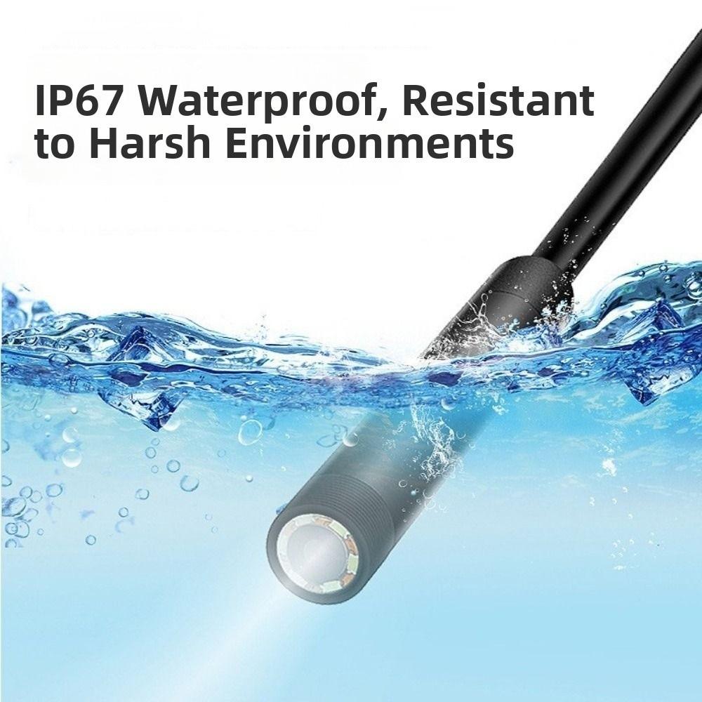 6 LED světel Typ-C Endoskopická kamera IP67 Vodotěsný Mini Endoskop Android Zařízení