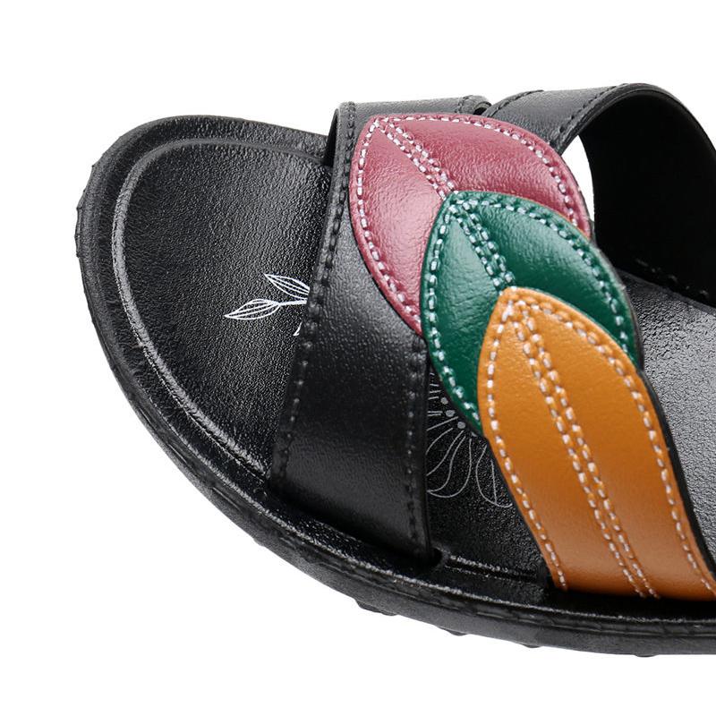 Damskie Letnie Buty Damskie Sandały Tanie Buty Do Chodzenia Damskie Klapki Liście PVC Mom Sandały 2024 Klasyczne Buty Damskie Klapki