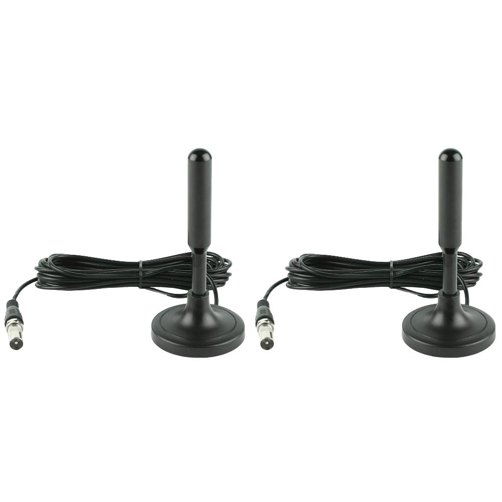 5-1pc TV Antenna 10m/5m/3m Coax Cable Digital TV Antenna DVB-T DVB-T2 DAB Indoor Outdoor Digital HD Freeview Aerial for Smart TV