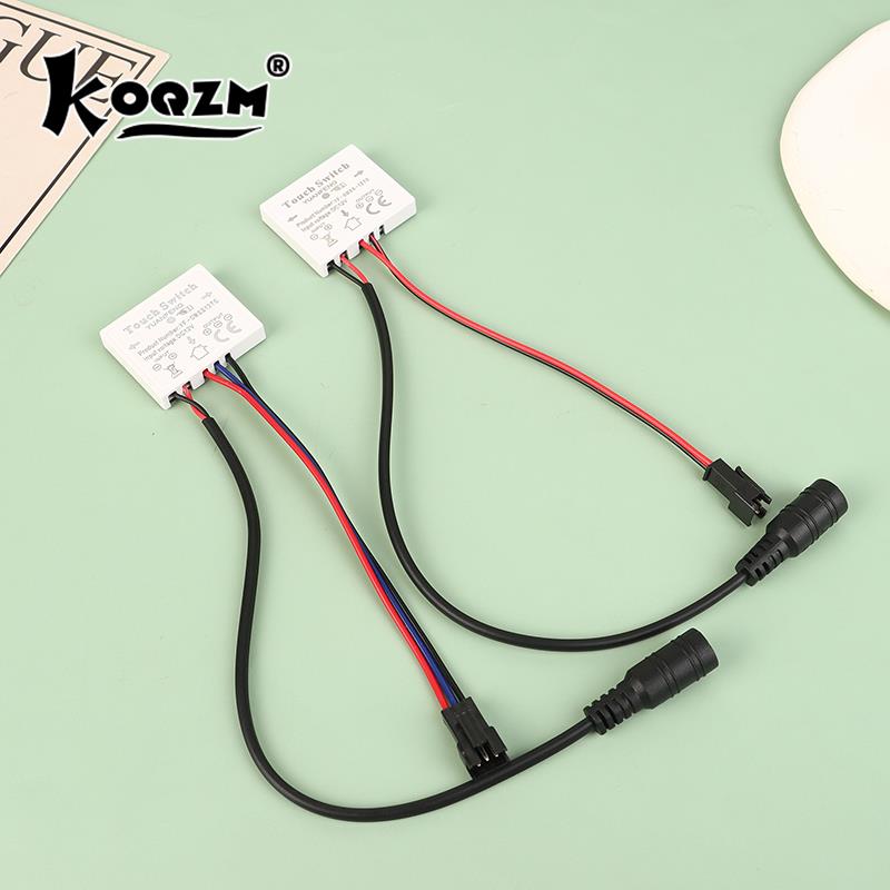 Touch Sensor Switch 12V 1/3A 24/36W LED Smart Single Key Mirror Light Switch Touch Dimmer Switch For Bathroom Mirror