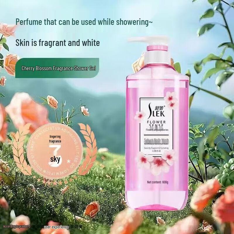 SLEK Cherry Blossom Scented Shower Gel