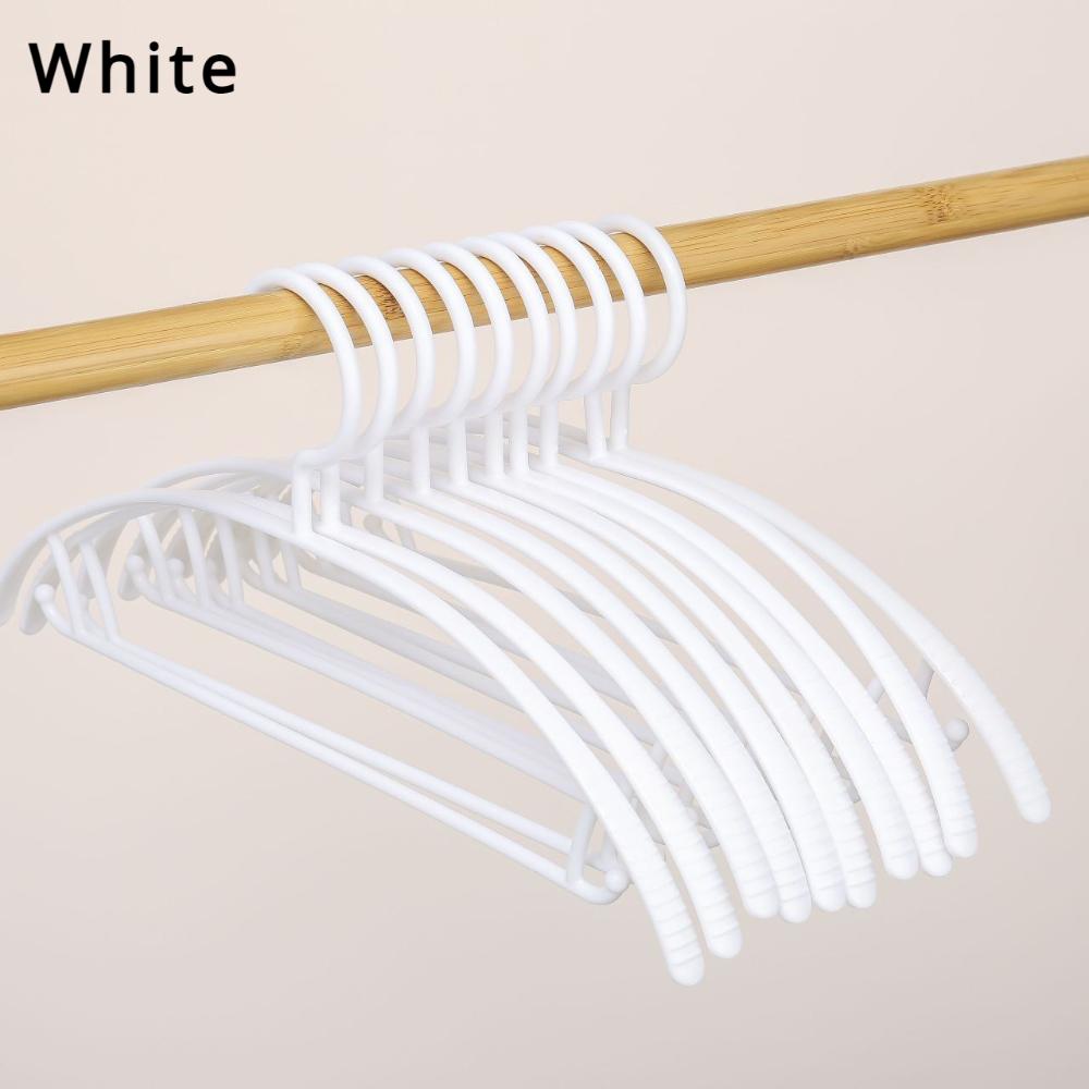 

10 шт./20 шт. вешалки для одежды пластиковые нескользящие бесшовные вешалки полукруглые вешалки для одежды сушилки ветрозащитные вешалки для одежды 20 PCS белый